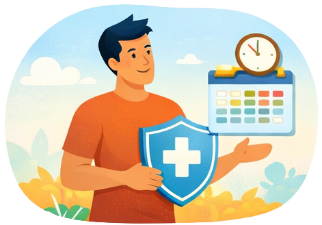 Short-term medical insurance illustration